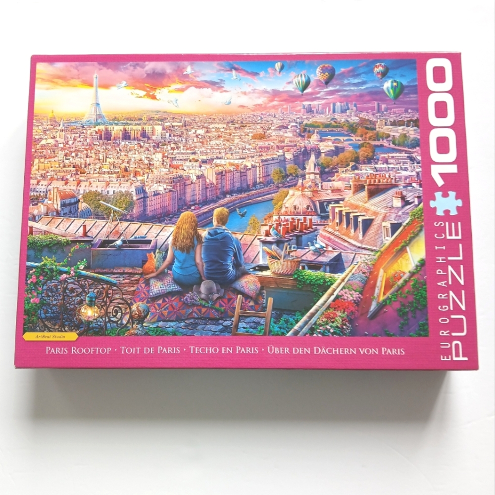 Paris Rooftop 1000-piece puzzle by Eurographics